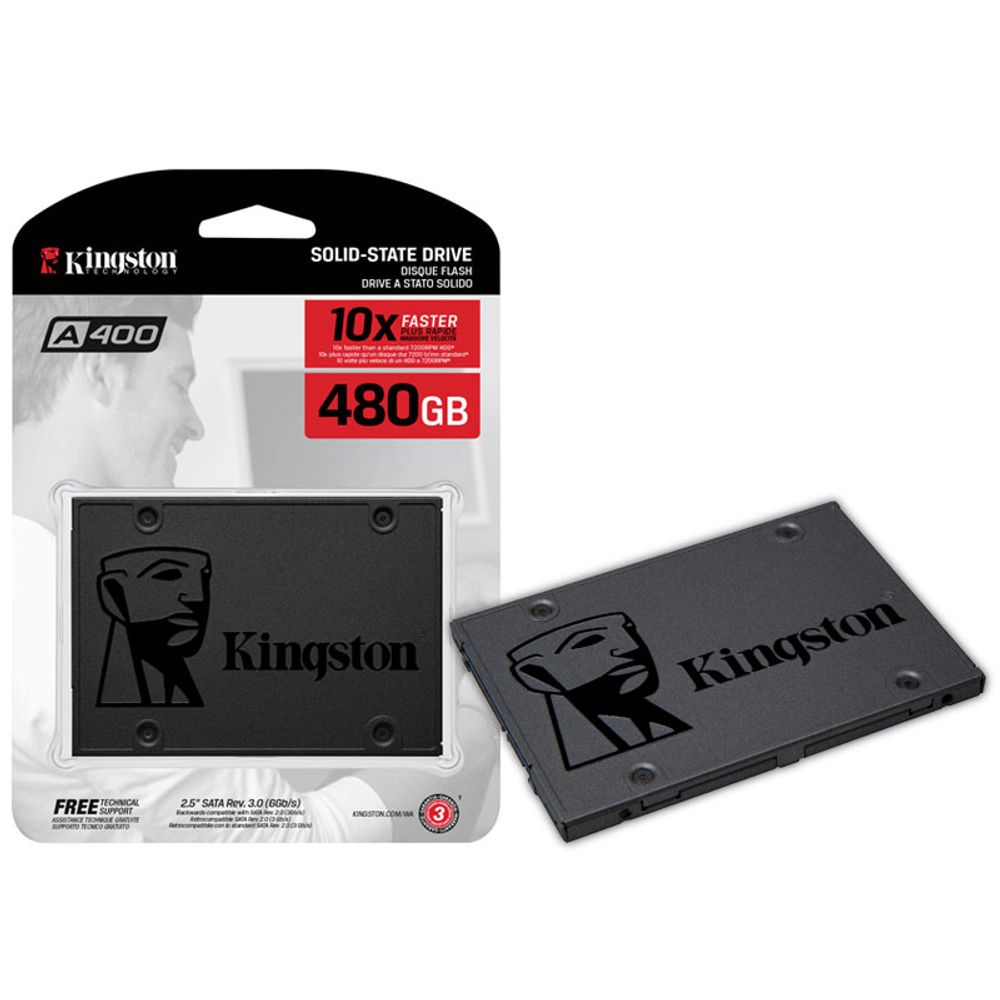 HD SSD 480 GB Sata 3 Kingston SA400S37/480G - scarcom