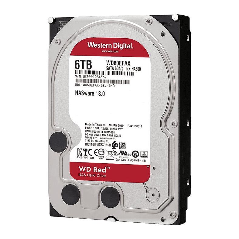 HD NAS 12 TB Sata 3 256MB 7200 Rpm Western Digital Red Plus