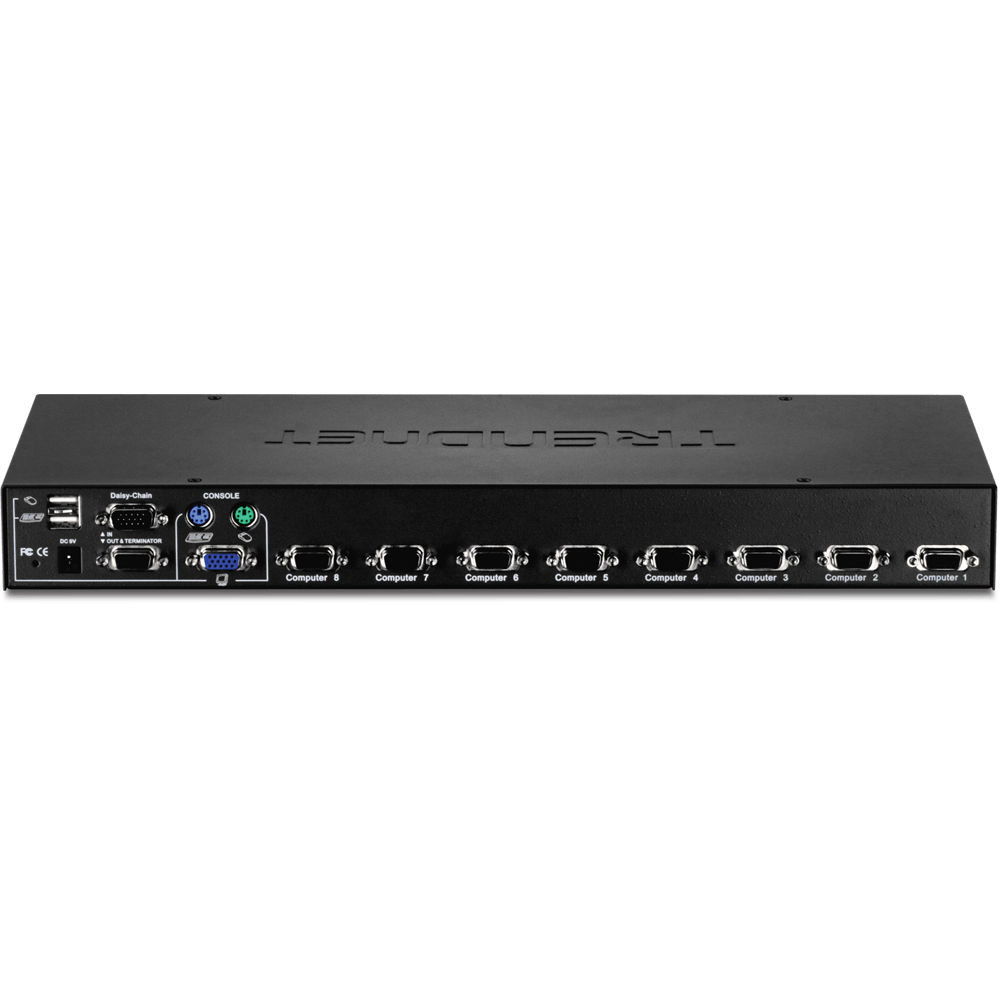 KVM Trendnet TK-803R com 8 Portas para Teclado e Mouse USB | Scarcom