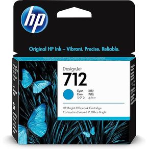 Cartucho de tinta Ciano Original 29 ml HP 712 - 3ED67A Cartucho de tinta Ciano Original 29 ml HP 712 - 3ED67A