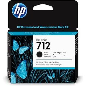 Cartucho de tinta Preto Original 80 ml HP 712 - 3ED71A Cartucho de tinta Preto Original 80 ml HP 712 - 3ED71A